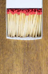 match in paper box