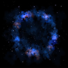  Sky  galaxy stars nebula circle