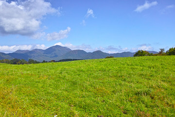 北軽井沢の浅間牧場の風景