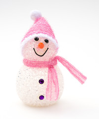 smiling toy christmas snowman