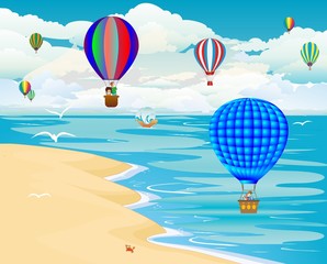 podróż balonami,  © klatki