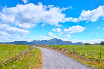 Fototapeta na wymiar 北軽井沢の浅間牧場の風景