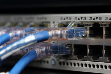 background of network cable