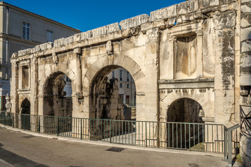 Ancient Porta Augusta in Nimes