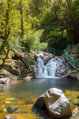 Waterfall with stone foreground from "Love waterfall Sapa Vietnam"  © joeylonely