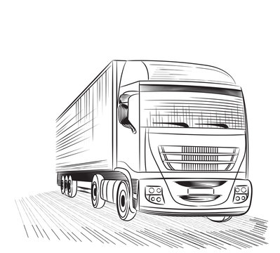 Truck Sketch. 