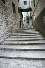 Fototapeta premium Old street in Sibenik