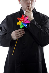 priest with a colored heat sink opaque mystery