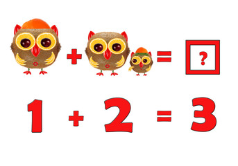 Illustration of Education Mathematics for Preschool Children