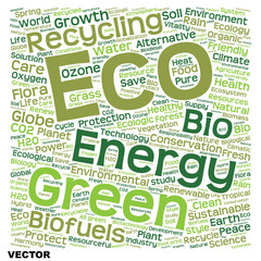 Fototapeta premium Vector concept or conceptual text word cloud isolated on background