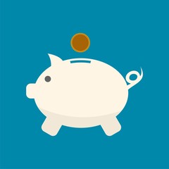 Piggy bank icon