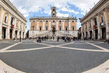 Fototapeta na wymiar Rom. Piazza del Campidoglio