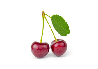 Cherry isolated on white background