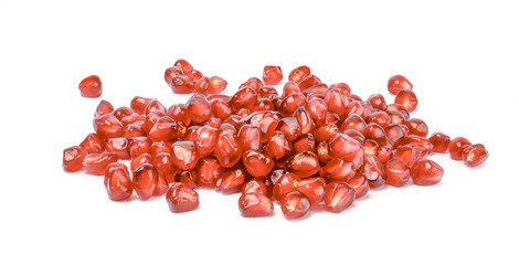 A handful of pomegranate seeds