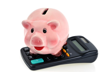 La tirelire et la calculatrice 