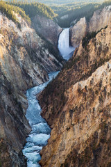 Lower Falls on the Grand Canyon of the Yellowstone, Yellowstone National Park, USA