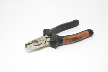 pliers white isolate Background