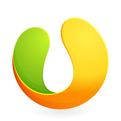 Abstract sphere logo