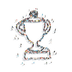  people  shape  cup award