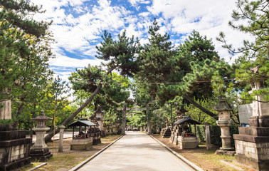 京都　北野天満宮　参道