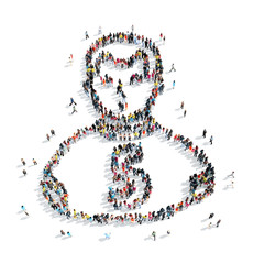 people shape  athlete cartoon