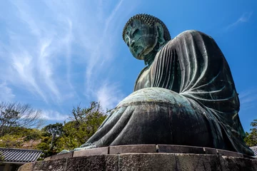 Zelfklevend Fotobehang The great Buddha of Kamakura, Japan © sabino.parente