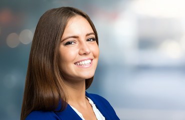 Fototapeta premium Business woman in her office