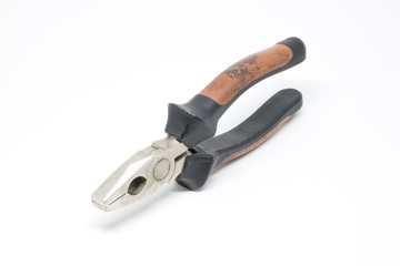 pliers white isolate Background
