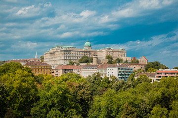 Fototapeta na wymiar The Buda Castle. Budapest, Hungary. old royal castle 