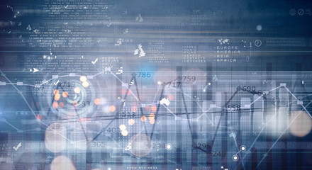 Business digital background