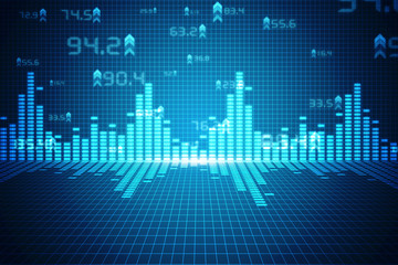 business graph background