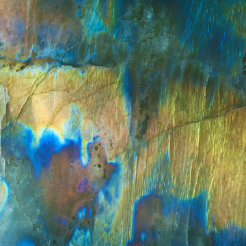 Abstract labradorite texture background.