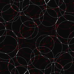 Seamless abstract geometric decorative background