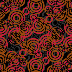 Seamless abstract geometric decorative background