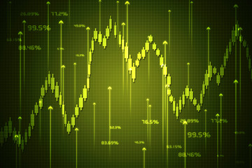 business graph background