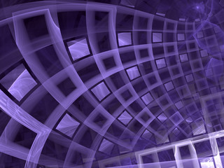 Abstract computer-generated purple background