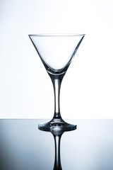 empty martini glass