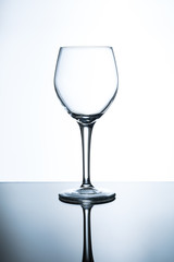 empty wine glass