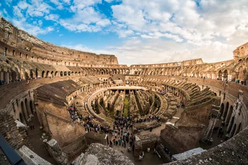 Foto op Plexiglas Stadion Interieur van het Colosseum (Colosseum) ook
