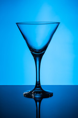 empty martini glass