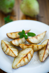 roasted pears