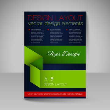 Site layout for design - flyer