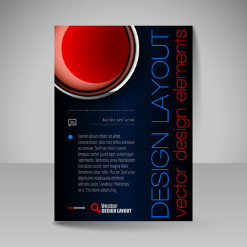 Site layout for design - flyer