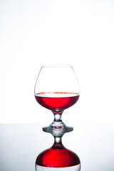 glass of red wine