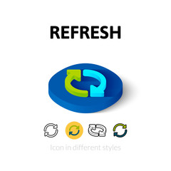 Refresh icon in different style
