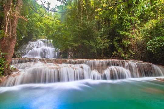 Waterfall in Deep Forest © Naypong Studio