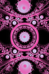 Fractal spiral. Fractal art background for creative design. Decoration for wallpaper desktop, poster, cover booklet. Abstract texture. Psychedelic. Print for clothes, t-shirt.