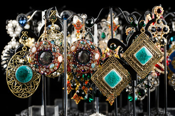 Jewelry filigree earrings
