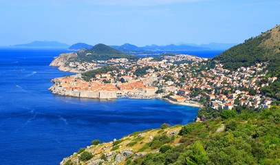 Naklejka na ściany i meble Dubrovnik panorama