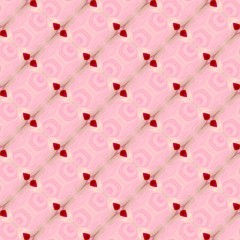 Floral Kaleidoscopic mosaic seamless texture